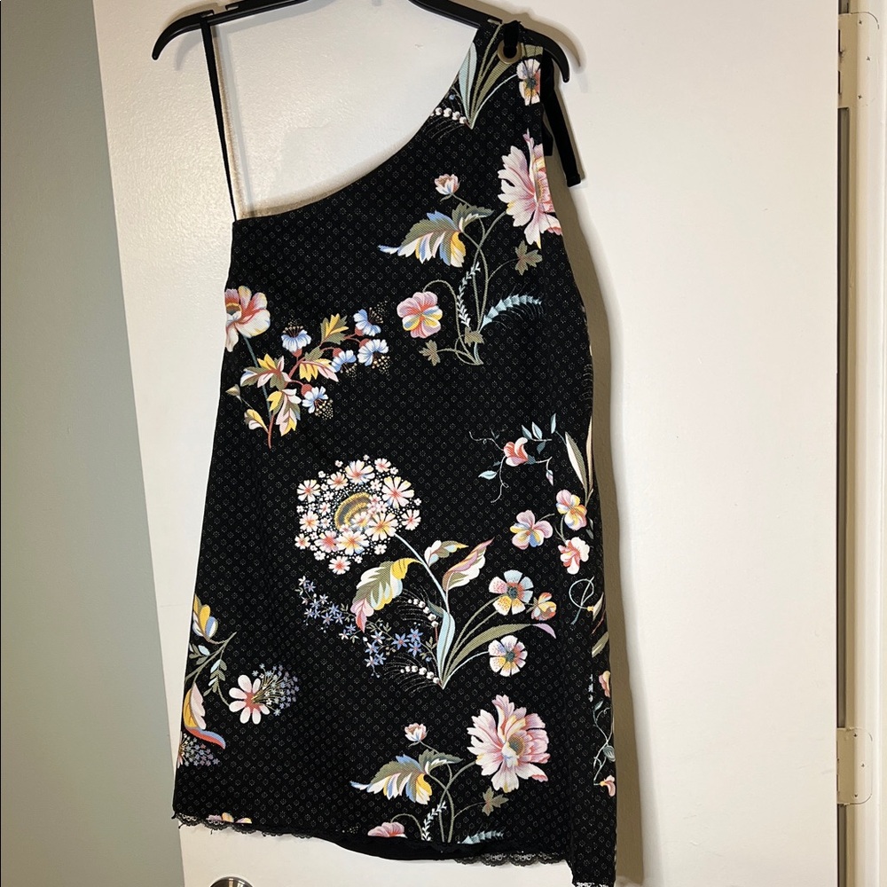 Maeve Black Floral One-Shoulder Dress - Picture 5 of 5